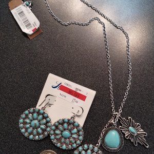 Lucky Brand necklace and bracelet